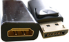 Adapter, Dp Plug-Hdmi A Rcpt, Black; Audio Video Connector A Multicomp Pro - 69AC3144 - Newark, An Avnet Company
