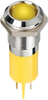 Led Indicator, Panel, 14Mm, Yellow, 12V; Led Colour Apem - 91Y6908 - Newark, An Avnet Company