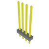 Headers, Male Pins - 612-MTMM-104-13-G-S-510-ND - DigiKey