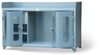 Workbench with Clearview Bi-fold Doors -- 63.1-WB-BFLD-301-1DB-SG - Image