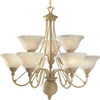 P4121-42 Mid. Chandeliers-Glass Up - 762650 - Capital Lighting, Inc.