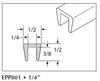 UHMW Natural Snap-On - EPP801 - Interstate Plastics, Inc.