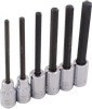6 Pieces Metric Extra Long Hex Head Socket Set - 29616 - Gray Tools Canada Inc.