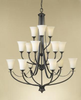 Large Chandeliers-Glass Shade - 438127 - Capital Lighting, Inc.