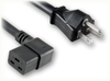 NEMA 6-20P to IEC-60320-C19 RIGHT ANGLE HOME // Power Cords // High Voltage Power Cords // Straight Blade Power Cords - 5059.098N - Quail Electronics
