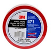 3M 471 Red Marking Tape - 3 in Width x 36 yd Length - 5.2 mil Thick - 68825 - 051115-68825 - R. S. Hughes Company, Inc.