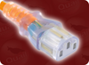 BS 1363 UK10 CLEAR to IEC-60320-C13 CLEAR HOME // Power Cords // International Power Cords // UK Power Cords -- 9706.180 - Image