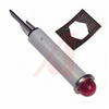 Indicator,Pnl-Mnt;LED;Red;0.310In.;24V;Quick-Connect;White Nylon - 70130126 - Allied Electronics, Inc.