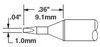 Metcal Smartheat Soldering Cartridge STTC-525 - Chisel Tip - 0.36 in Tip Length - 0.04 in Tip Width - STTC-525 - R. S. Hughes Company, Inc.