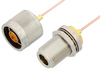 N Male to N Female Bulkhead Cable 60 Inch Length Using PE-047SR Coax - PE34152-60 - Pasternack