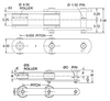 Part # 27418, 4037 CHAIN - PLAIN