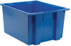 Genuine Stack & Nest Tote Bin, Blue; Bin Colour Quantum Storage - 44AC7543 - Newark, An Avnet Company