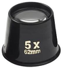 Magnifier, Eye Loupe, 5X, Spherical Lens Rohs Compliant Coil - 92AH6926 - Newark, An Avnet Company