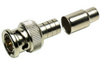 BNC Male 2-Piece Crimp Type Connector for RG6 Cable - 9002 - Visual Sound, Inc.