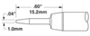 OKi SSC-601A Conical Sharp Tip 1 mm x 15.2 mm - SSC-601A - Ellsworth Adhesives