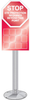Brady White on Red Acrylic Lockout/Tagout Device Station - 18 in Width - 36 in Height - 754476-50914 - 754476-50914 - R. S. Hughes Company, Inc.