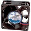 Fan;DC;12V;Plastic;18 CFM;3500 RPM;27dB;0.14A;Ball Bearing;Leads;60x25mm - 70103506 - Allied Electronics, Inc.