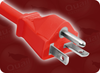 NEMA 6-20P RED to IEC-60320-C13 RED HOME // Power Cords // High Voltage Power Cords // Straight Blade Power Cords -- 1712.072 - Image