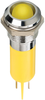 Led Indicator, Panel, 12Mm, Yellow, 24V; Led Colour Apem - 91Y6866 - Newark, An Avnet Company