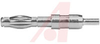 Plug; Banana Plug; 5 A @ 20-22, 15 A @ 18; Black; Nickel Plated Brass; 135 degC - 70198469 - Allied Electronics, Inc.