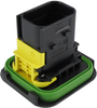 Plug Housing, 8Pos, Gf Pbt, Black; Product Range Te Connectivity - 96X6480 - Newark, An Avnet Company