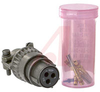 connector,metal circular,str plug w/cable clamp,size 12,3 #16 crimp socket cont - 70143475 - Allied Electronics, Inc.