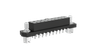 10+10 Pos. Female Receptacle DIL Straight 2mm THT Connector, Slotted Jackscrews, Gold+Tin - M80-4032042 - Harwin Plc