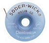 Chemtronics Soder-Wick #80 White Rosin Flux Core Desoldering Wick or Braid 80-1-10 - 10 ft Length - 0.03 in Diameter - 80-1-10 - R. S. Hughes Company, Inc.