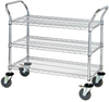 Conductive Wire Utility Cart, 3Shelves; Height Quantum Storage - 42AC6335 - Newark, An Avnet Company