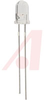 LED; Red;2000mcd;5.9mmDia.;T-1-3/4;30mAIf;660nm;Water Clear;4V Vr - 70079147 - Allied Electronics, Inc.
