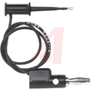 Test Clip; Contact-Stainless Steel; 22 AWG; Polypropylene; 12; 0.5 A; Black - 70198281 - Allied Electronics, Inc.