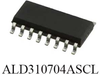 PRECISION P-CHANNEL EPAD® MOSFET ARRAY QUAD NANOPOWER MATCHED PAIR - ALD310704ASCL - Advanced Linear Devices, Inc.
