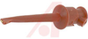 Clip, Test; Gold Plated Beryllium Copper; 5 A; 0.12 in.; Red; - 70197769 - Allied Electronics, Inc.