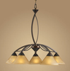 7646/5 Mid. Chandeliers-Glass Down - 499033 - Capital Lighting, Inc.