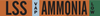 Brady B-946 Orange Pressure Sensitive Vinyl Pipe Marker - Printed Msg = LSS VAP Ammonia Low with Right Arrow - 145843 - 754473-54631 - R. S. Hughes Company, Inc.