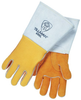 Tillman Gold/Gray Medium Grain Elkskin Kevlar/Leather Welding Glove - Reinforced Thumb - 14 in Length - 608134-08501 - 608134-08501 - R. S. Hughes Company, Inc.