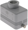 Standard, Rectangular Hood, size 57.27, 2 Pegs, Top M20 cable entry - MHV-10L20 - Mencom Corporation