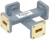 40 dB WR-42 Waveguide Crossguide Coupler with UG-595/U Square Cover Flange from 18 GHz to 26.5 GHz in Copper Alloy - FMWCP1041 - Fairview Microwave Inc.