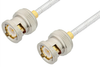 BNC Male to BNC Male Cable 24 Inch Length Using PE-SR402FL Coax, RoHS - PE3462LF-24 - Pasternack