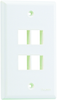 Vertical Faceplate, 4 Module, White; Accessory Type Panduit - 33K2824 - Newark, An Avnet Company