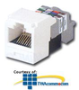 Panduit® MINI-COM TX-5 Module - CJ588TIW - TelephoneStuff.com