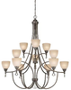 26812-WB Large Chandeliers-Glass Shade - 604993 - Capital Lighting, Inc.