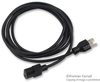 Power Cord Nema5-15P/iec, 9.8Ft 10A, Black; Connector Type A Multicomp - 11J3569 - Newark, An Avnet Company