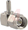 connector,rf coaxial,sma rt angle plug,crimp/solder,rg174,188,316,nickel plt - 70142757 - Allied Electronics, Inc.