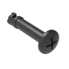 DZUS® Quarter-Turn Stud, Size 4, Phillips Recess #2, Steel, Zinc Plate, Black Chromate - D8-314-722-191 - Southco