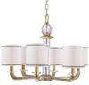 5326-AGB Mid. Chandeliers-Drum Shades - 342120 - Capital Lighting, Inc.