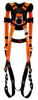 3M Ameba 1450 Orange 2XL Vest-Style Back Padding Body Harness - Polyester Webbing - 078371-63656 -- 078371-63656 - Image