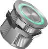 Ring Illuminated Touch Metal Piezo Switches -- SBR22 Series - Image