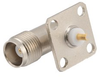 Right Angle TNC Female (Jack) Connector Solder Cup Terminal 4 Hole Flange (Panel Mount), Solder - FMCN1178 - Fairview Microwave Inc.