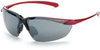 Sniper silver mirror lens, shiny black /crystal burgundy red - 9233 - Crossfire By Radians